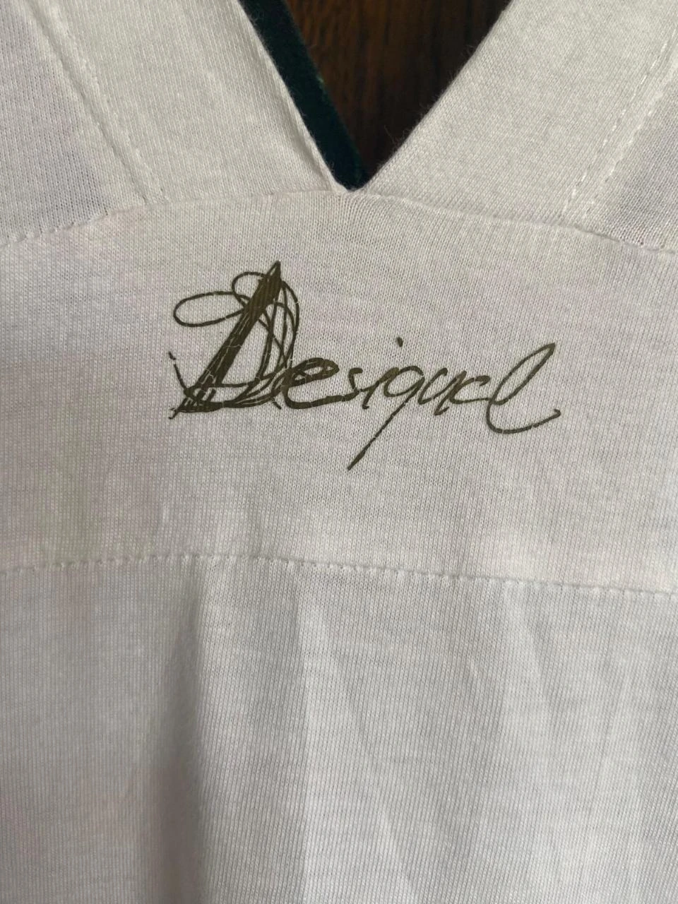Vestido de verão alças largas, saia baloné. Desigual. Tamanho L – photo 8